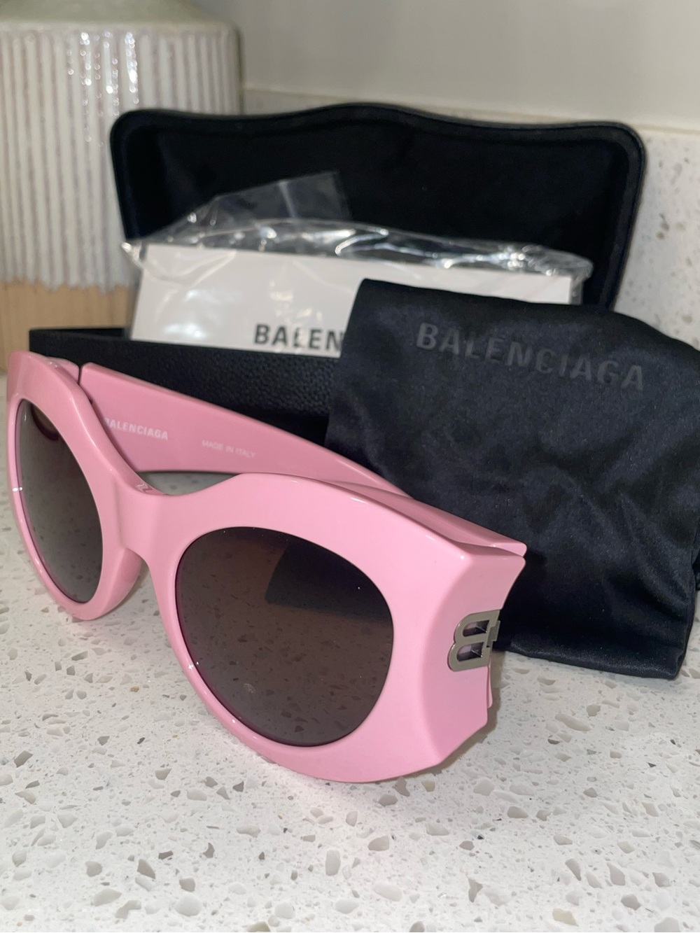 Balenciaga Pink Sunglasses - Picture 5 of 9